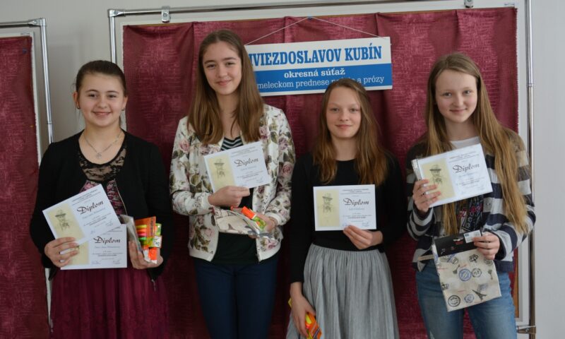 Hviezdoslavov Kubín – okresné kolo