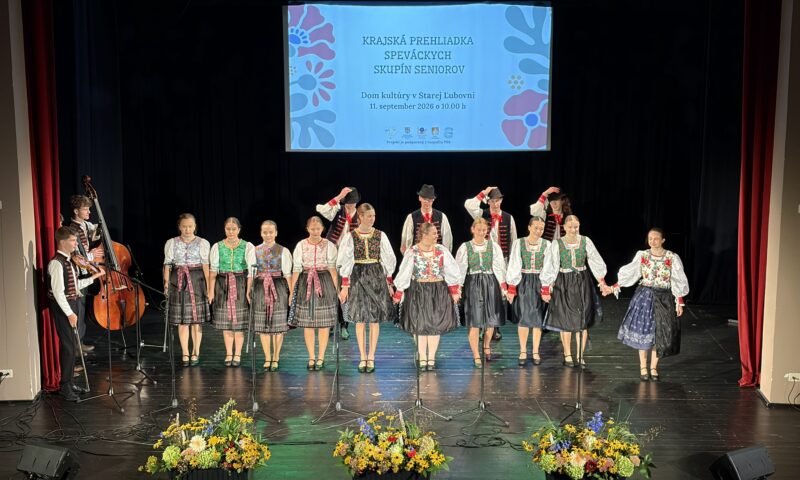 Krajská prehliadka speváckych skupín seniorov