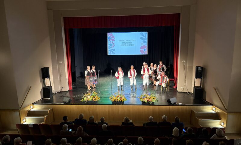 Krajská prehliadka speváckych skupín seniorov