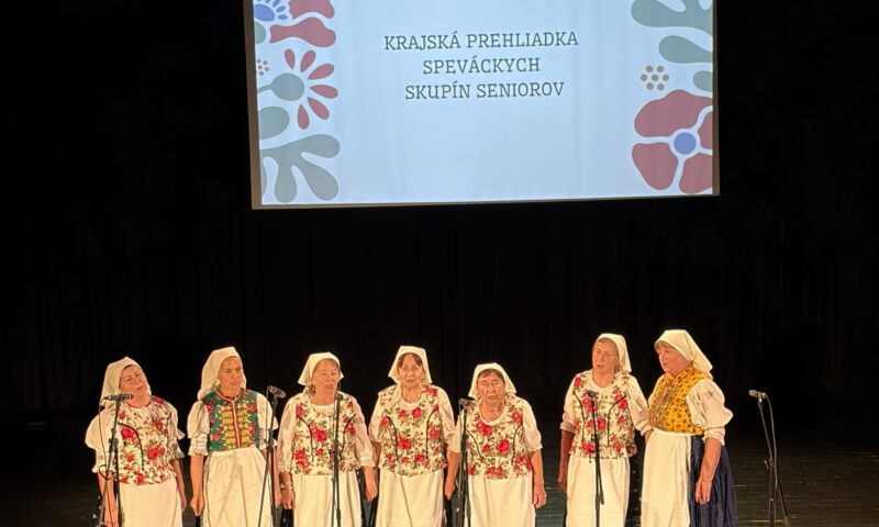 Krajská prehliadka speváckych skupín seniorov