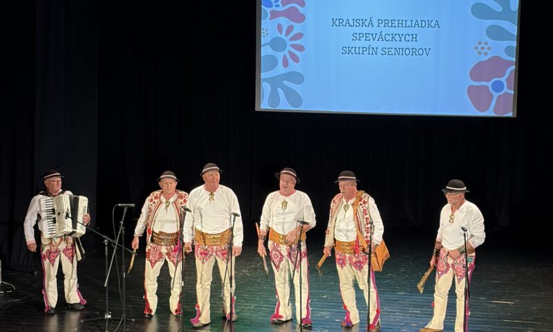 Krajská prehliadka speváckych skupín seniorov