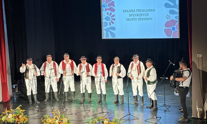 Krajská prehliadka speváckych skupín seniorov