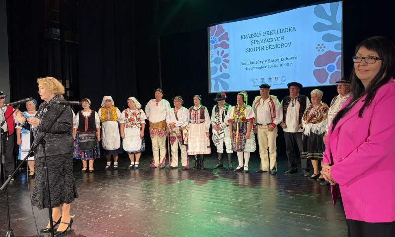 Krajská prehliadka speváckych skupín seniorov