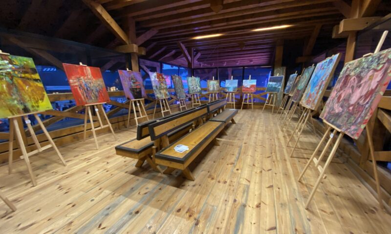 výstava regionálnych výtvarníkov v Nestville Parku — fotoalbum