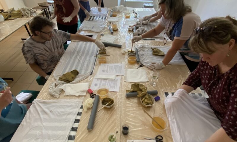 workshop EKOTLAČ s Luciou Dovalovou