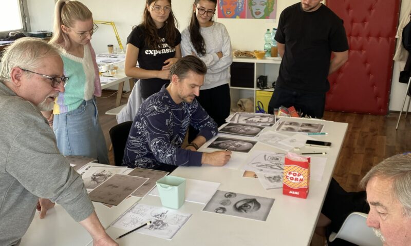 workshop KRESBA s Radom Repickým — fotoalbum
